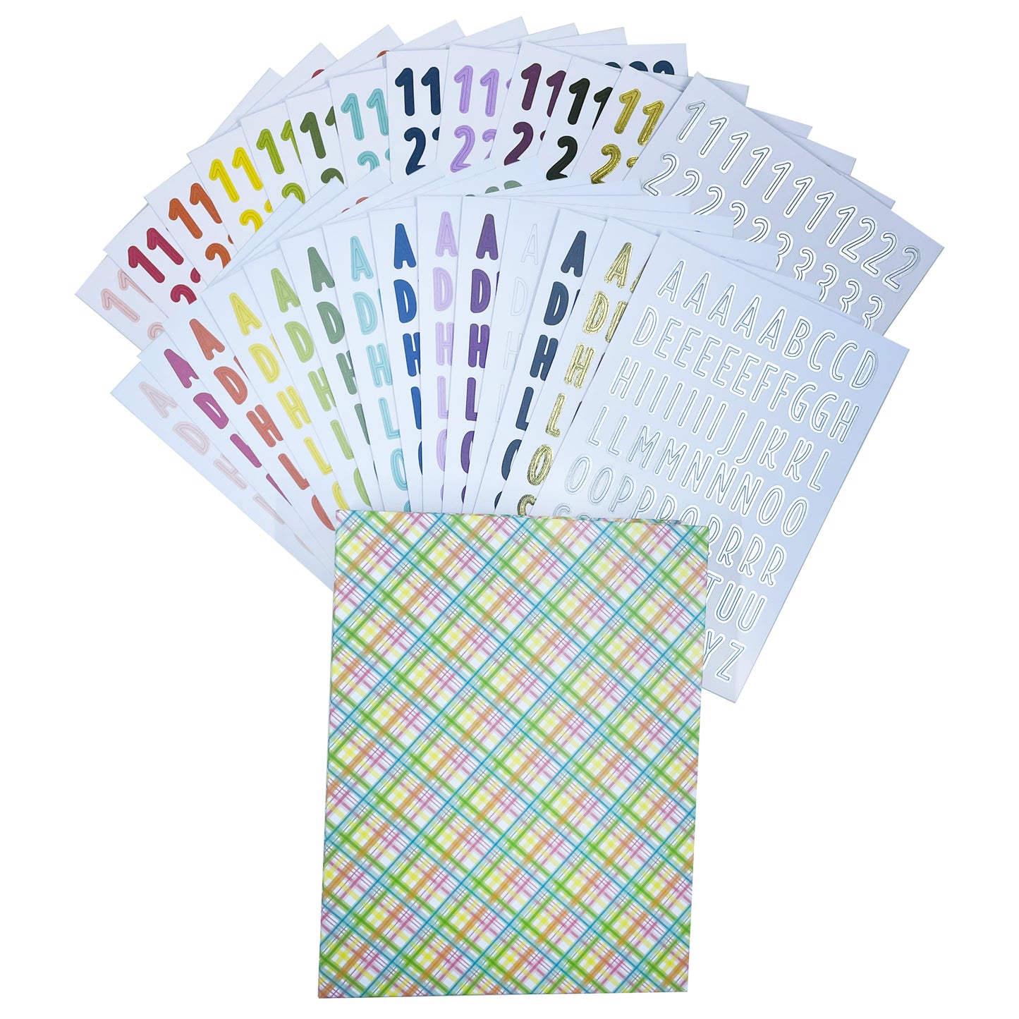 Alpha/Number Sticker Folio