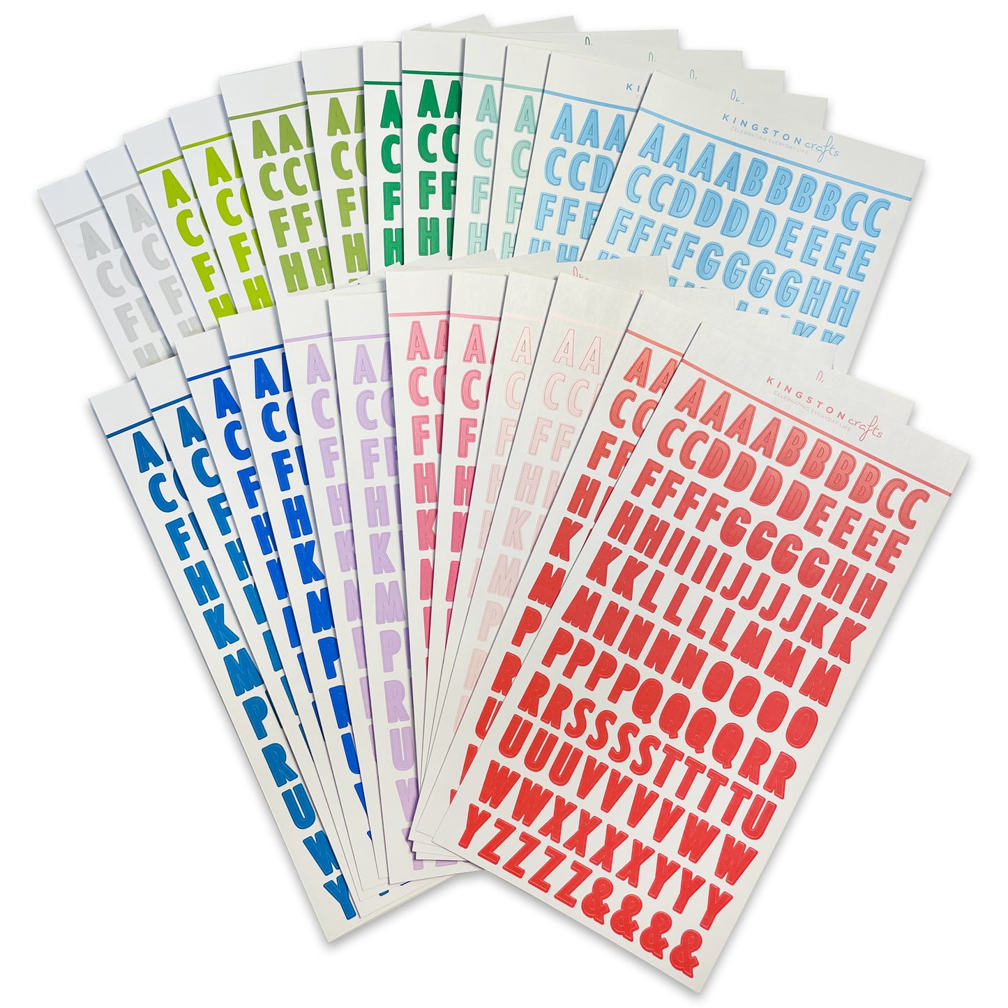 Large Alpha Stickers