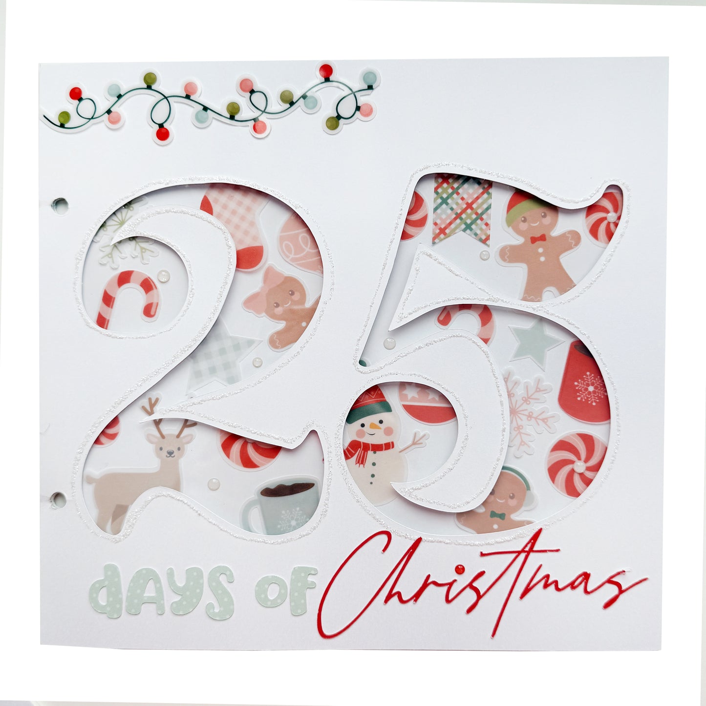 Everyday Stories Holiday Album Title Page Free SVG