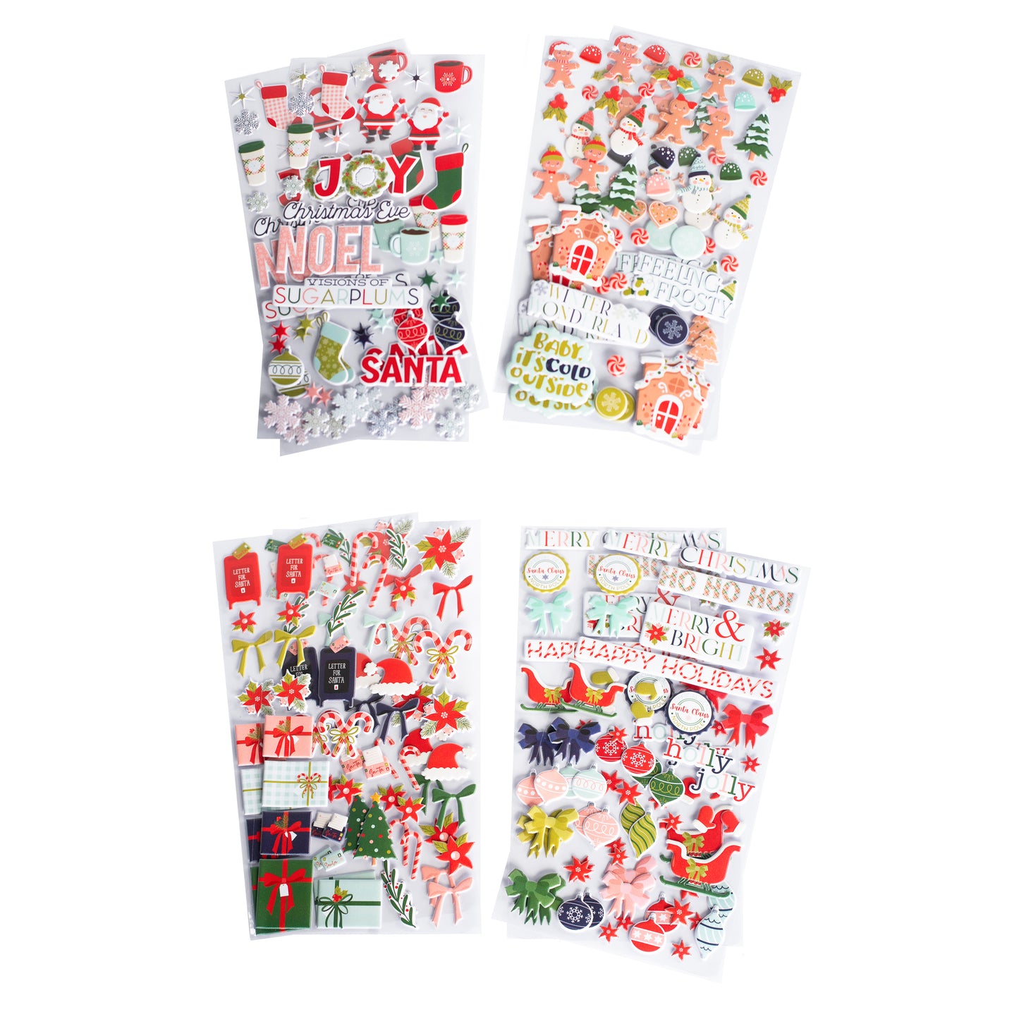 Holiday Puffy Sticker Kit