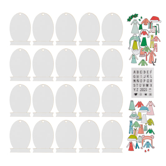 Paper Doll Ornaments