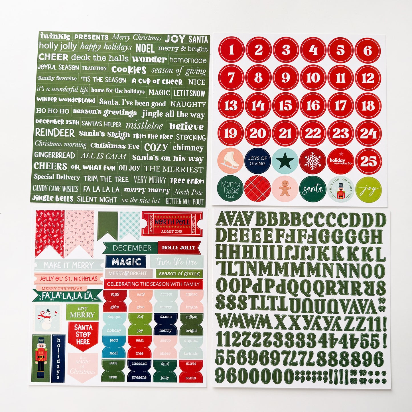 KC EDS Holiday Sticker Kit