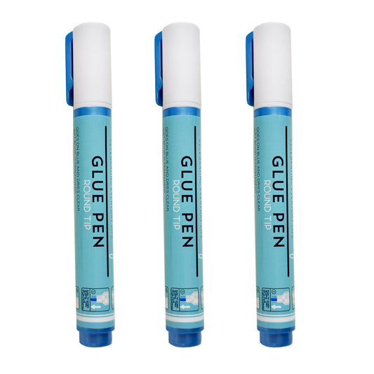 KC Glue Pens Small Round Tip 3Pk