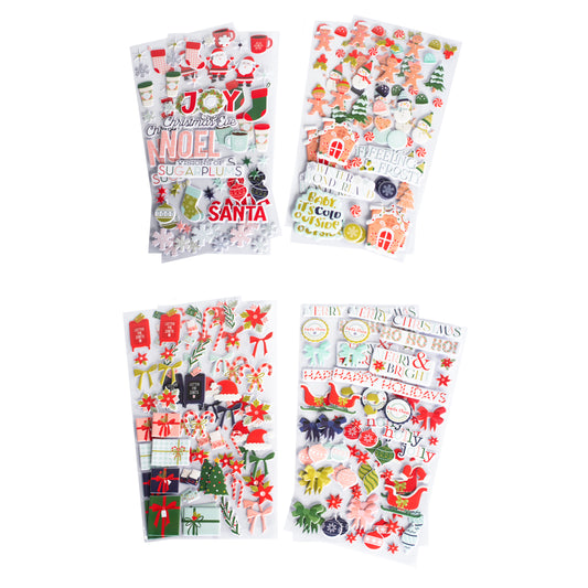 Holiday Puffy Sticker Kit