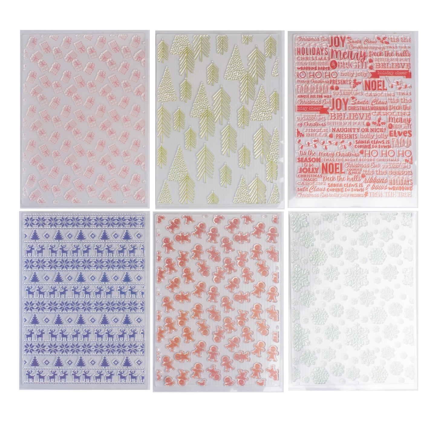 Holiday Background Stamp Kit