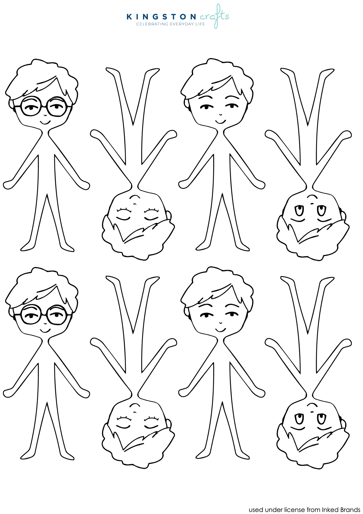 Digital Download Paper Doll 12