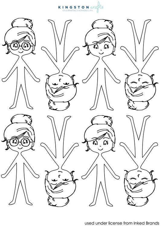 Digital Download Paper Doll 1