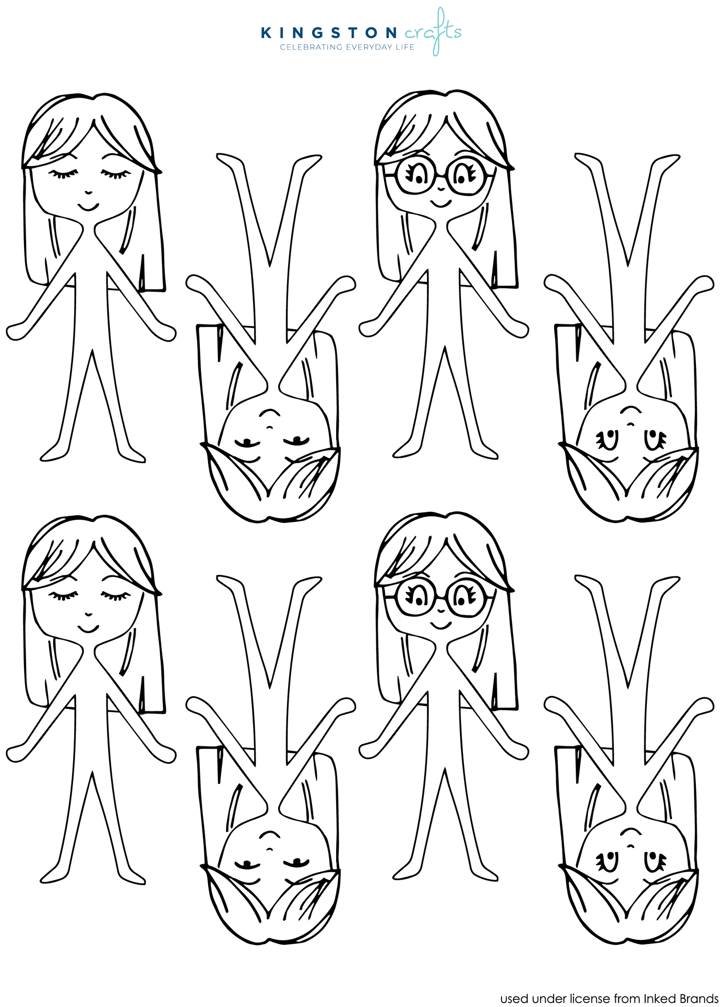 Digital Download Paper Doll 5