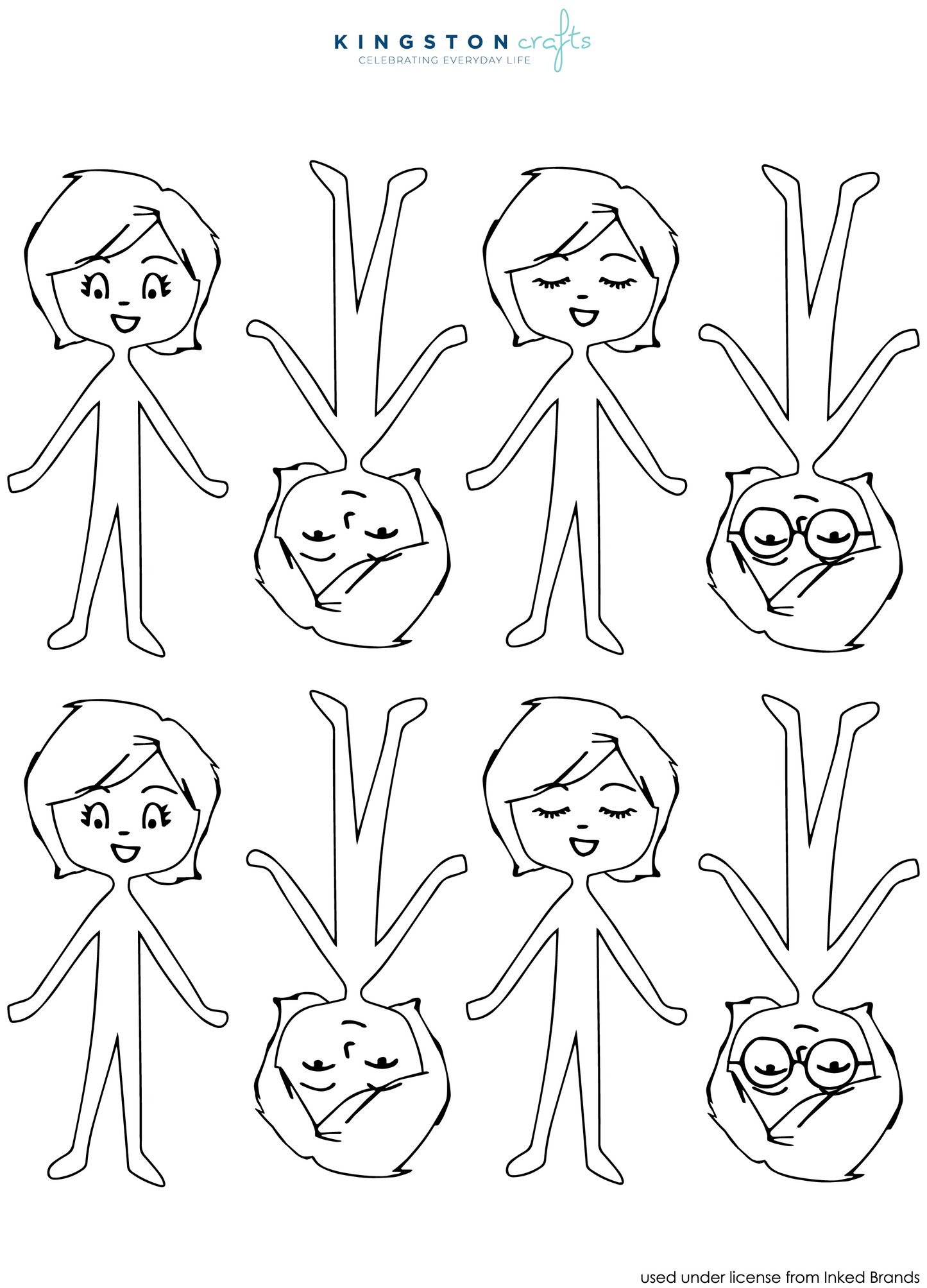 Digital Download Paper Doll 6