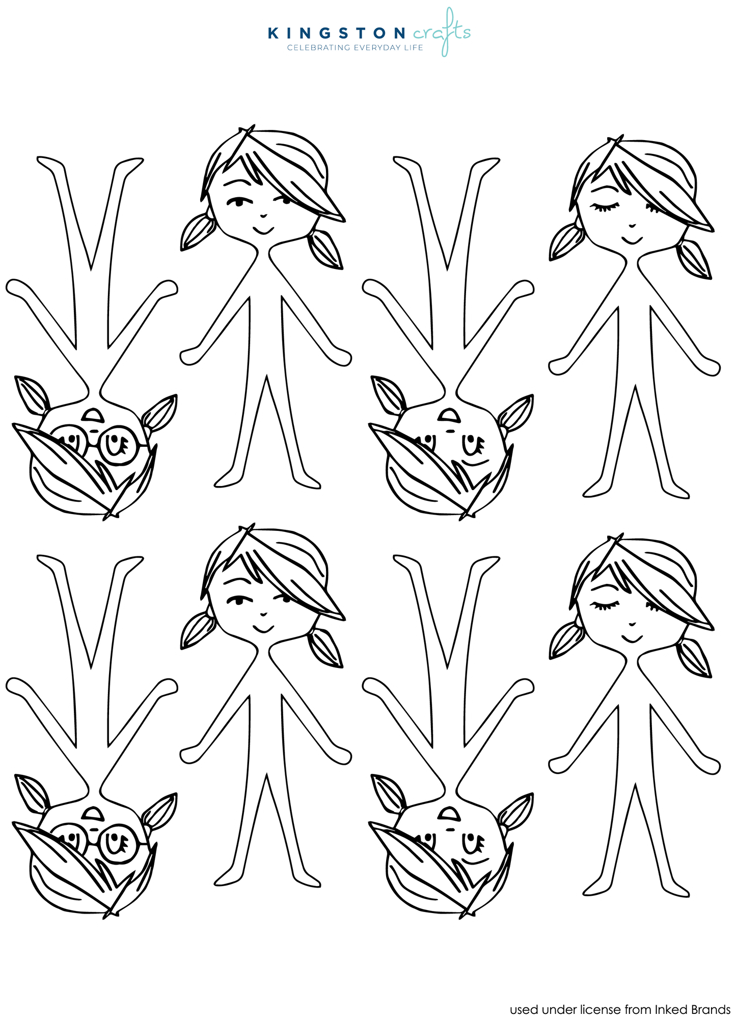 Digital Download Paper Doll 7