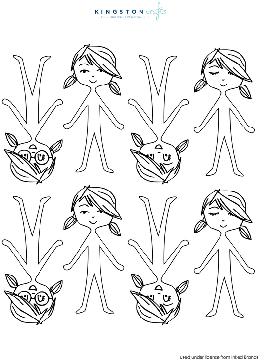 Digital Download Paper Doll 7