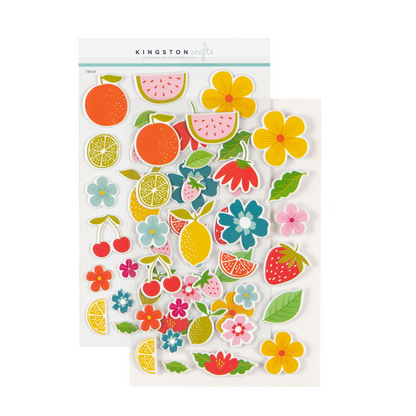 Spring Puffy Stickers - Set of Two
