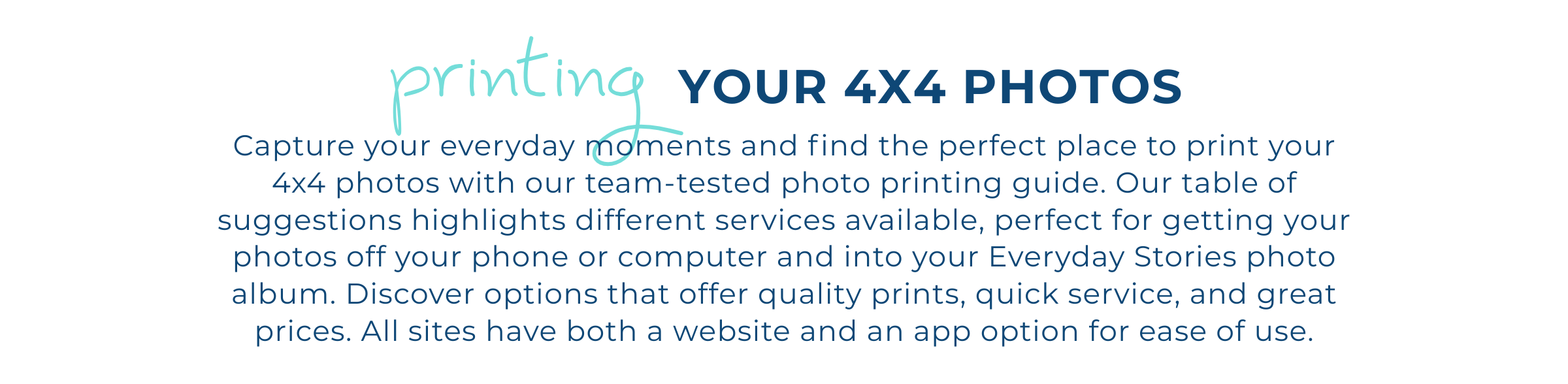 4x4 Print Example Printing Your 4X4 Photos – Kingston Crafts