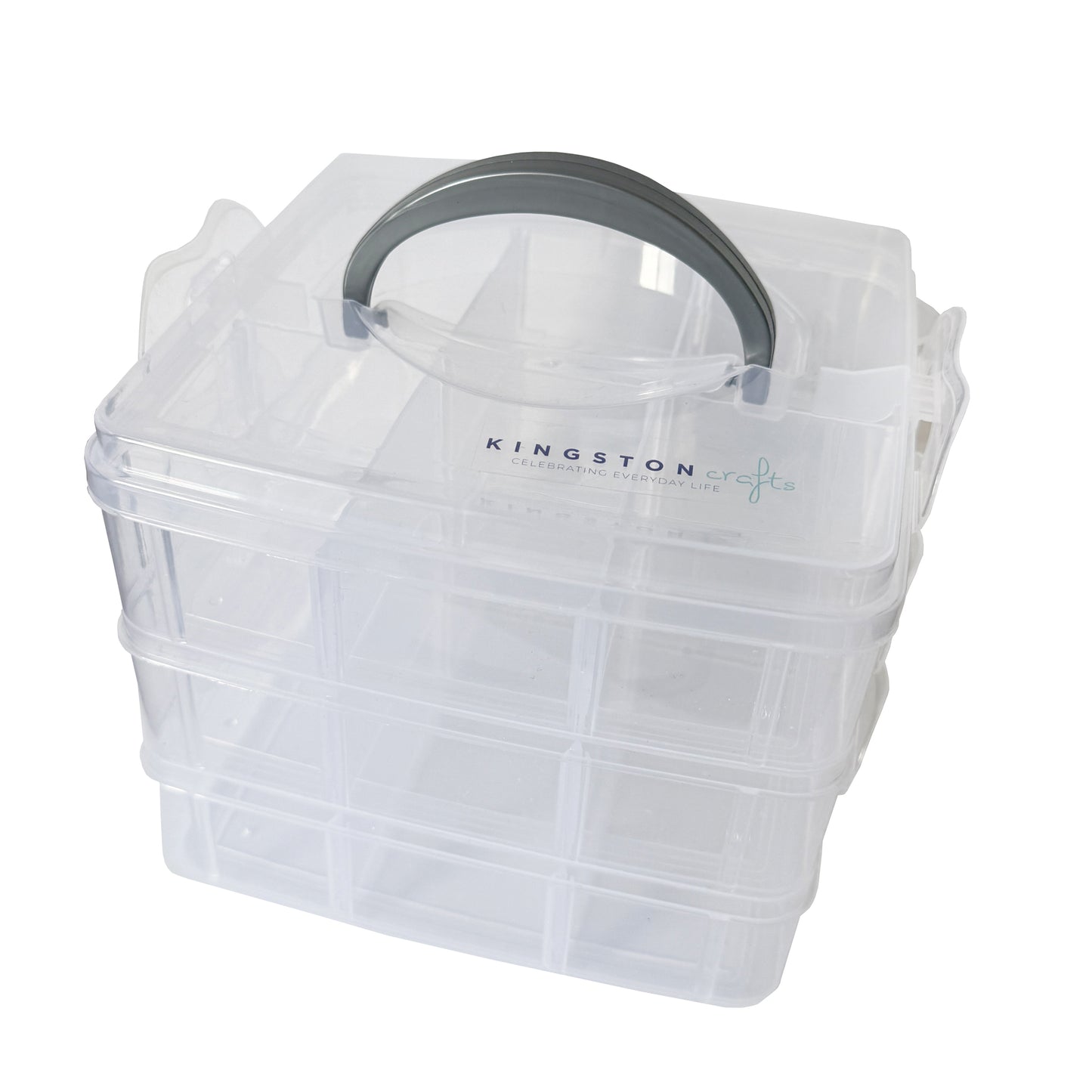 KC 3-Tier Divided Plastic Storage